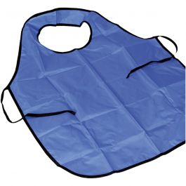 Malschürze mit Kragen, L 70 cm, Größe 8+ Jahre, Blau, 10 Stk/ 1 Pck [HOB-671101]