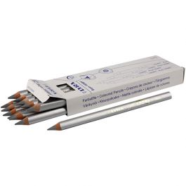 Crayons de couleur Lyra Super Ferby 1, L : 18 cm, mine 6,25 mm, argent, 12 pièces/ 1 Pq. [HOB-38372]