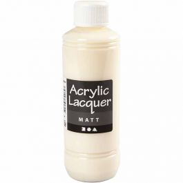 Laque Acrylique, mate, 250 ml/ 1 flacon [HOB-39262]