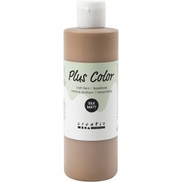 Peinture Acrylique Plus Color, brun clair, 250 ml/ 1 flacon [HOB-39403]