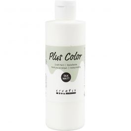 Peinture Acrylique Plus Color, blanc cassé, 250 ml/ 1 flacon [HOB-39437]