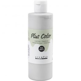 Peinture Acrylique Plus Color, argent, 250 ml/ 1 flacon [HOB-39454]