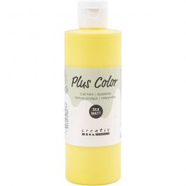 Peinture Acrylique Plus Color, jaune primaire, 250 ml/ 1 flacon [HOB-39475]