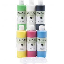 Peinture Acrylique Plus Color, couleur primaire, 6x250 ml/ 1 Pq. [HOB-39533]