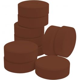 Gouache - Assortiment, burnt sienna, H: 19 mm, d 57 mm, 10 pièce/ 1 Pq. [HOB-627274]
