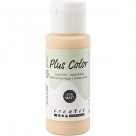 Peinture Acrylique Plus Color, beige clair, 60 ml/ 1 flacon [HOB-39604]