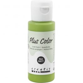 Peinture Acrylique Plus Color, leaf green, 60 ml/ 1 flacon [HOB-39608]