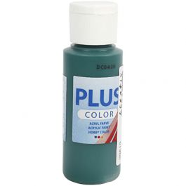 Peinture Acrylique Plus Color, vert foncé, 60 ml/ 1 flacon [HOB-39612]