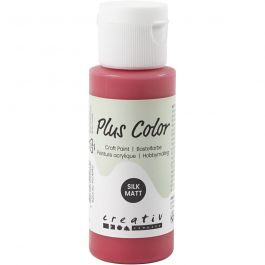 Plus Color Bastelfarbe, Beerenrot, 60 ml/ 1 Fl. [HOB-39629]