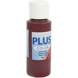 Peinture Acrylique Plus Color, bordeaux, 60 ml/ 1 flacon [HOB-39630]