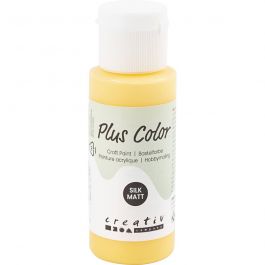 Peinture Acrylique Plus Color, crocus yellow, 60 ml/ 1 flacon [HOB-39634]
