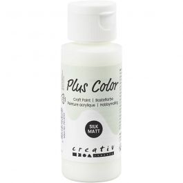 Peinture Acrylique Plus Color, blanc cassé, 60 ml/ 1 flacon [HOB-39637]