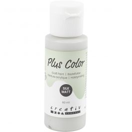 Peinture Acrylique Plus Color, gris clair, 60 ml/ 1 flacon [HOB-39639]