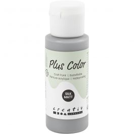 Peinture Acrylique Plus Color, rain grey, 60 ml/ 1 flacon [HOB-39640]