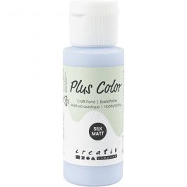 Peinture Acrylique Plus Color, bleu clair, 60 ml/ 1 flacon [HOB-39664]