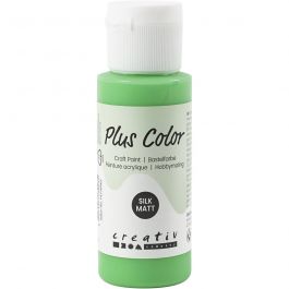 Peinture Acrylique Plus Color, bright green, 60 ml/ 1 flacon [HOB-39676]