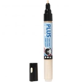 Feutres Plus Color, L : 14,5 cm, trait 1-2 mm, beige clair, 5,5 ml, 1 pièce [HOB-39804]