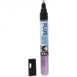 Feutres Plus Color, L : 14,5 cm, trait 1-2 mm, dark lilac, 5,5 ml, 1 pièce [HOB-39814]