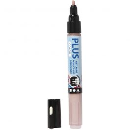 Feutres Plus Color, L : 14,5 cm, trait 1-2 mm, dusty rose, 5,5 ml, 1 pièce [HOB-39820]