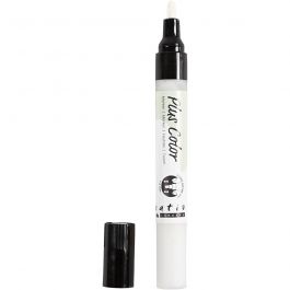 Feutres Plus Color, L : 14,5 cm, trait 1-2 mm, blanc cassé, 5,5 ml, 1 pièce [HOB-39837]