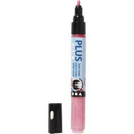 Feutres Plus Color, L : 14,5 cm, trait 1-2 mm, fuchsia, 5,5 ml, 1 pièce [HOB-39867]