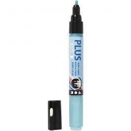 Feutres Plus Color, L : 14,5 cm, trait 1-2 mm, turquoise, 5,5 ml, 1 pièce [HOB-39872]