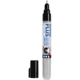 Feutres Plus Color, L : 14,5 cm, trait 0,7 mm, rain grey, 5,5 ml, 1 pièce [HOB-39940]