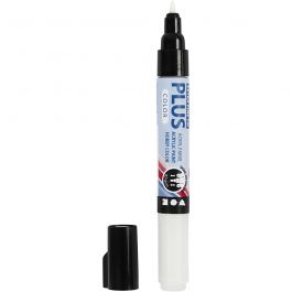 Feutres Plus Color, L : 14,5 cm, trait 0,7 mm, blanc cassé, 5,5 ml, 1 pièce [HOB-39977]