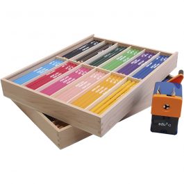 Crayons de Couleur Jumbo edu, mine 6,25 mm, ass. de couleurs, 24x12 pièces/ 1 Pq. [HOB-406145]