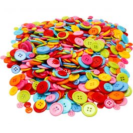 Boutons Mix, d 10+15+20+22 mm, 500 gr/ 1 Pq. [HOB-40414]
