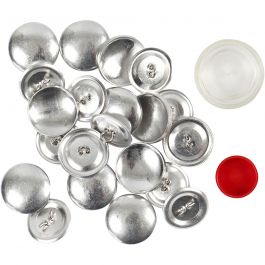Boutons à décorer, d 22 mm, 12 pièces/ 1 Pq. [HOB-40415]