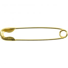 Sicherheitsnadeln, L 22 mm, Dicke 0,6 mm, Gold, 500 Stk/ 1 Pck [HOB-41133]