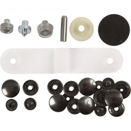 Boutons pression - Starter set, d 15 mm, 1 set [HOB-41164]