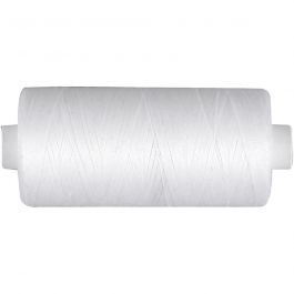 Nähgarn, Weiß, 1000 m/ 1 Rolle [HOB-41281]