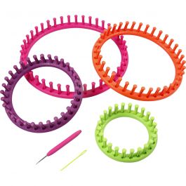Strickring-Set, D 12-17-22-27 cm, 1 Set [HOB-42228]