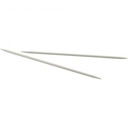 Aiguilles à chaussettes, L : 20 cm, dim. 4 mm, 1 set [HOB-42241]
