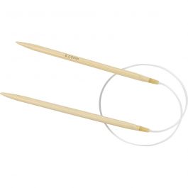 Aiguilles à tricoter circulaires, L : 60 cm, dim. 6 mm, 1 pièce [HOB-42275]