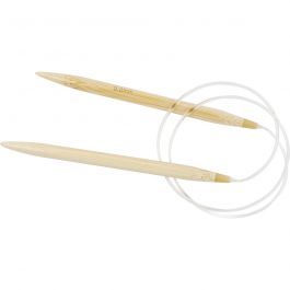 Aiguilles à tricoter circulaires, L : 80 cm, dim. 9 mm, 1 pièce [HOB-42279]