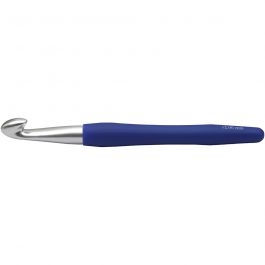 Crochet, dim. 12, L : 16 cm, dim. 12 mm, bleu, 1 pièce [HOB-42389]