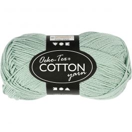 Baumwollgarn, Nr. 8/4, L 170 M, Mintgrün, 50 g/ 1 Knäuel [HOB-431210]