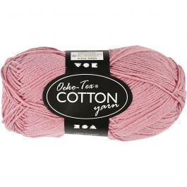 Baumwollgarn, Nr. 8/4, L 170 M, Rosa, 50 g/ 1 Knäuel [HOB-431220]