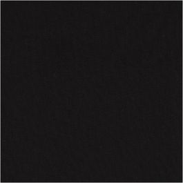 Stoff, B 145 cm, 140 g, Schwarz, 10 m/ 1 Rolle [HOB-44094]