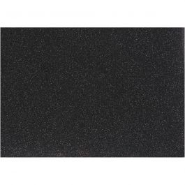 Bügelfolie, A5, Blatt 148x210 mm, Glitter, Schwarz, 1 Bl. [HOB-44329]