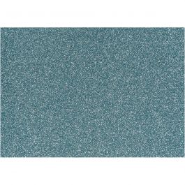 Bügelfolie, A5, Blatt 148x210 mm, Glitter, Hellblau, 1 Bl. [HOB-44335]
