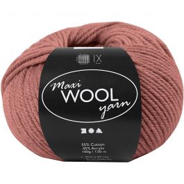 Wolle, L 125 M, Dunkelrosa, 100 g/ 1 Knäuel [HOB-447405]