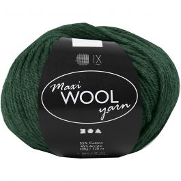 Wolle, L 125 M, Grün, 100 g/ 1 Knäuel [HOB-447412]