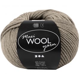 Wolle, L 125 M, Grau, 100 g/ 1 Knäuel [HOB-447417]