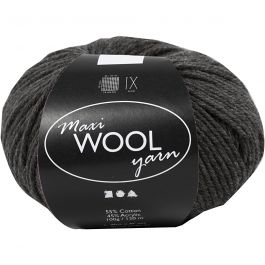 Wolle, L 125 M, Hellgrau Melange, 100 g/ 1 Knäuel [HOB-447419]