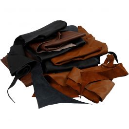 Echtleder, Dicke 1,0-1,2 mm, Farbe kann variieren,Inhalt kann variieren , Sortierte Farben, 2 kg/ 1 Pck [HOB-44915]