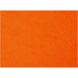 Bastelfilz, Blatt 42x60 cm, Dicke 3 mm, Orange, 1 Bl. [HOB-45228]